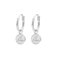 float Welle Ohrring Silber