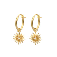float Sunlight Ohrring Gold