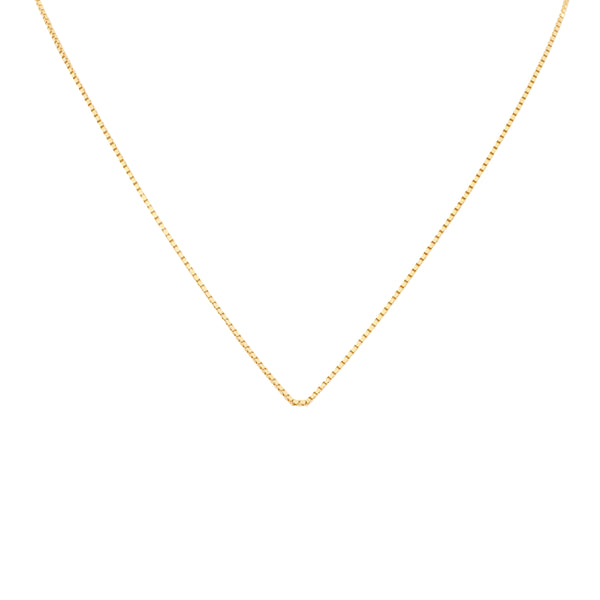 float necklace gold without pendant