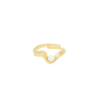 float River Twist Ring Gold