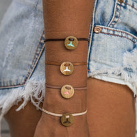 float Amulett Walflosse Armband