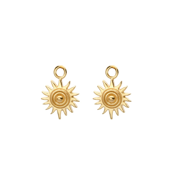 float earring pendant gold "Sunlight"