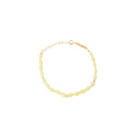 float Korallen Armband Gold – Gelb