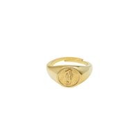 float Seepferdchen Ring Gold