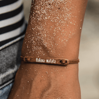 pulsera con mensaje flotante hakuna matata